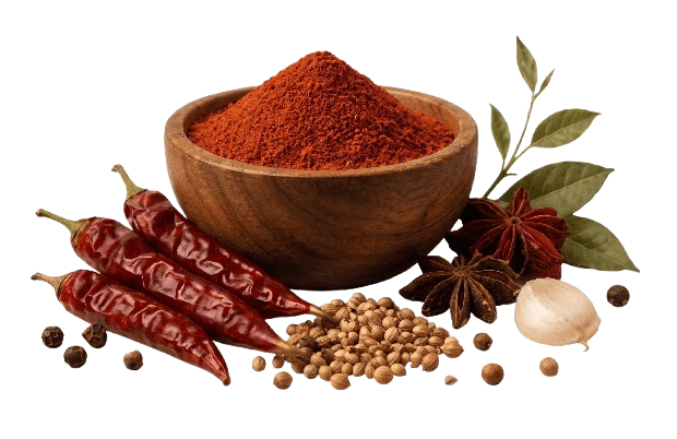 Spice bowl decoration